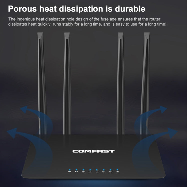 COMFAST CF-WR619AC V2 1200Mbps Dual Band Wireless Router, CF-WR619AC V2 COMFAST CF-WR619AC V2 1200Mbps Dual Band Wireless Router, CF-WR619AC V2